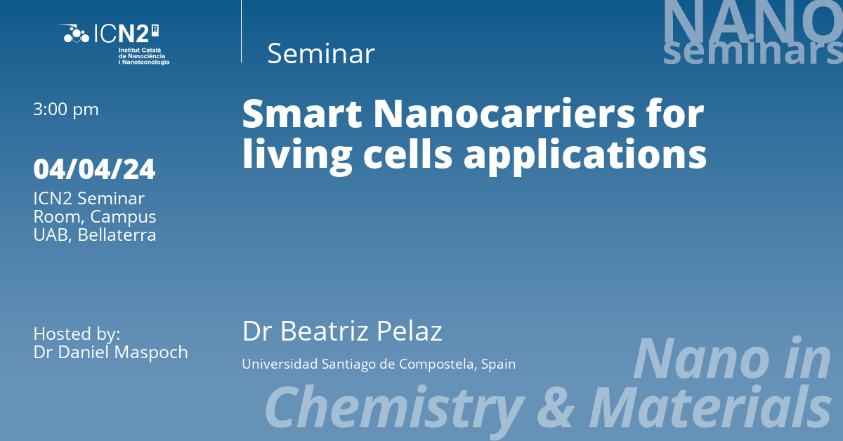 Smart Nanocarriers for Living Cells Applications