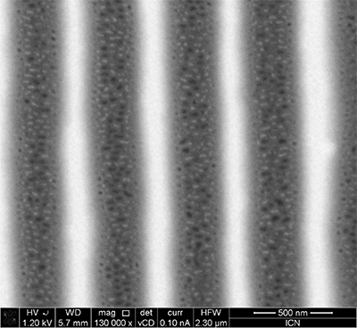 High resolution imaging of non-coated insulating samples